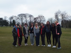 The EHS girls saying goodbye during the final session today..Well done all of you, great fun! 